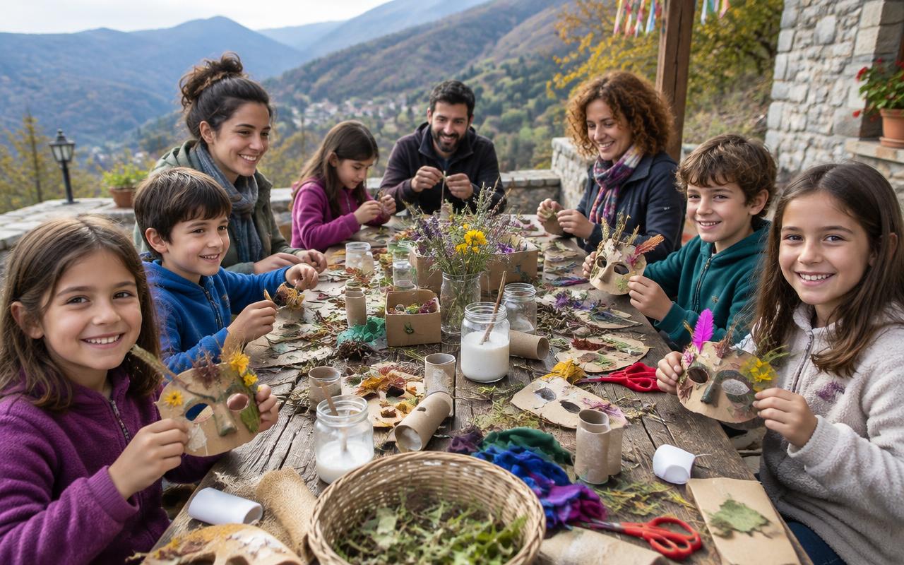 Περιβαλλοντικό εργαστήριο χειροτεχνίας με φυσικά και ανακυκλωμένα υλικά